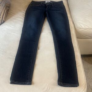 PAIGE Women's Dark Indigo Straight Leg Jeans